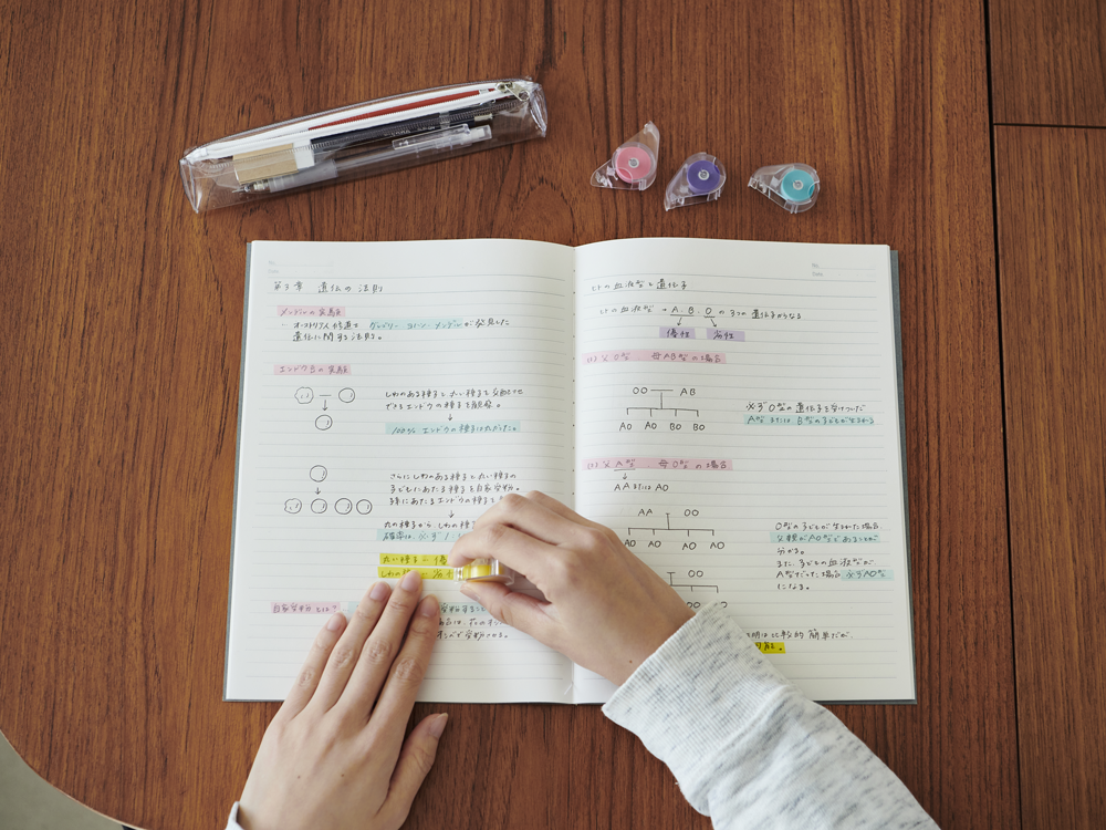 はがせるマーカー STUDY ブルー
