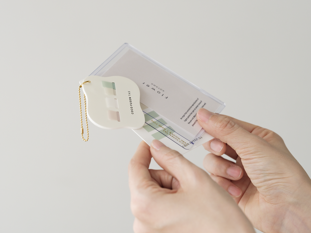 ココフセン タス チャームふせん スクエア ギンガムチェック